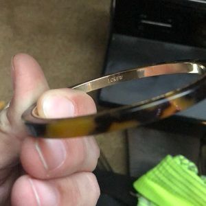 J crew bracelet bangle. Tortoise and gold